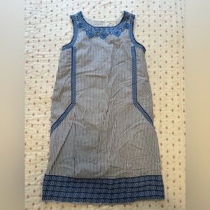 Vineyard Vines Shift Dress with Embroidery Size 00